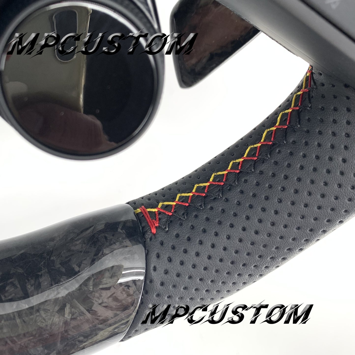 Mpcustom for Mercedes Benz 809AMG carbon fiber steering wheel gloss