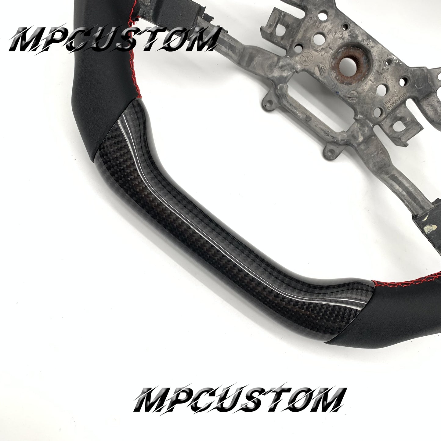 Mpcustom for Honda Civic 2006-2008 carbon fiber steering wheel round top