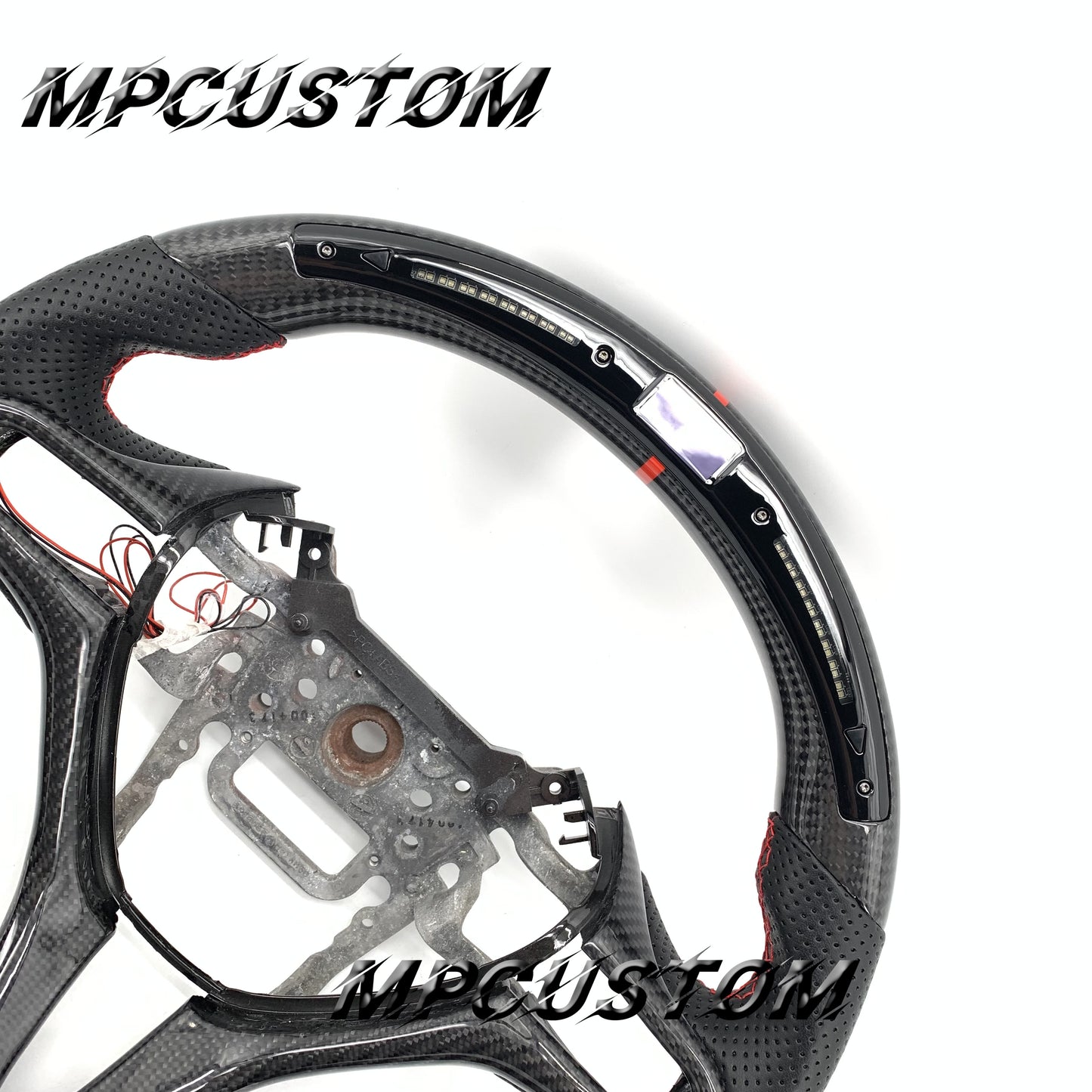 Mpcustom for Honda 8th Gen Civic 2009-2013 carbon fiber steering wheel gloss