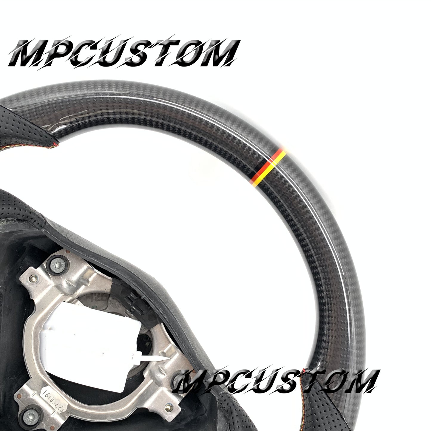 Mpcustom for Porsche 996 carbon fiber steering wheel gloss carbon fiber
