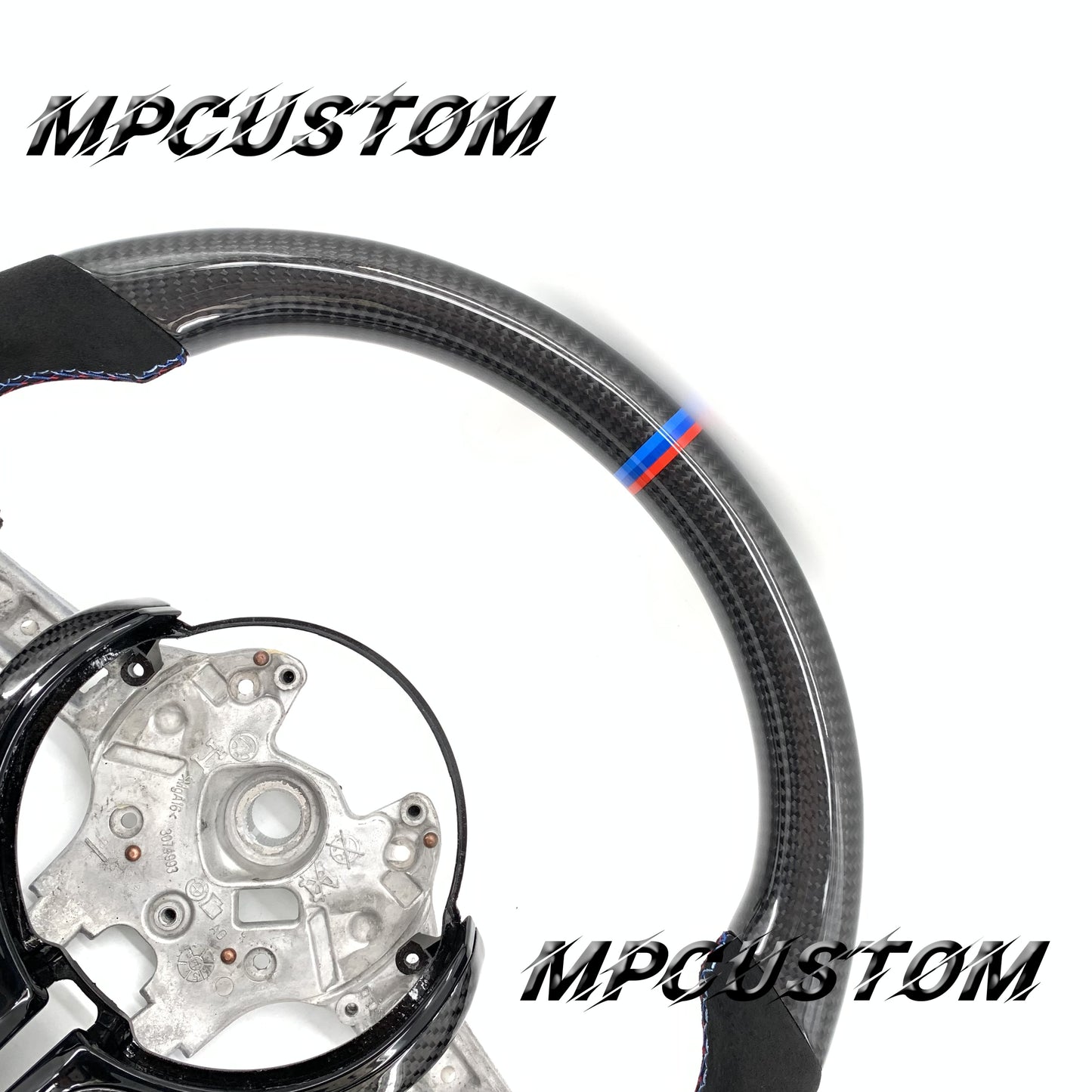 Mpcustom for BMW 5 series F10/F11 carbon fiber steering wheel Alcantara