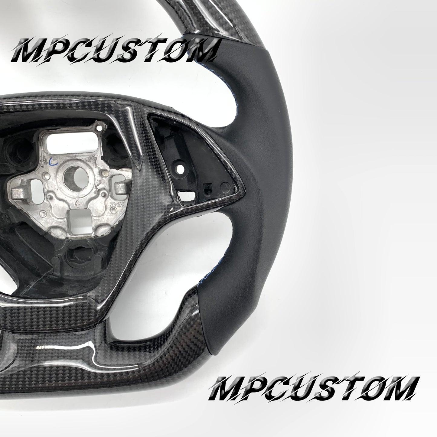 Mpcustom for Chevrolet Corvette C7 2014-2019 carbon fiber steering wheel smooth