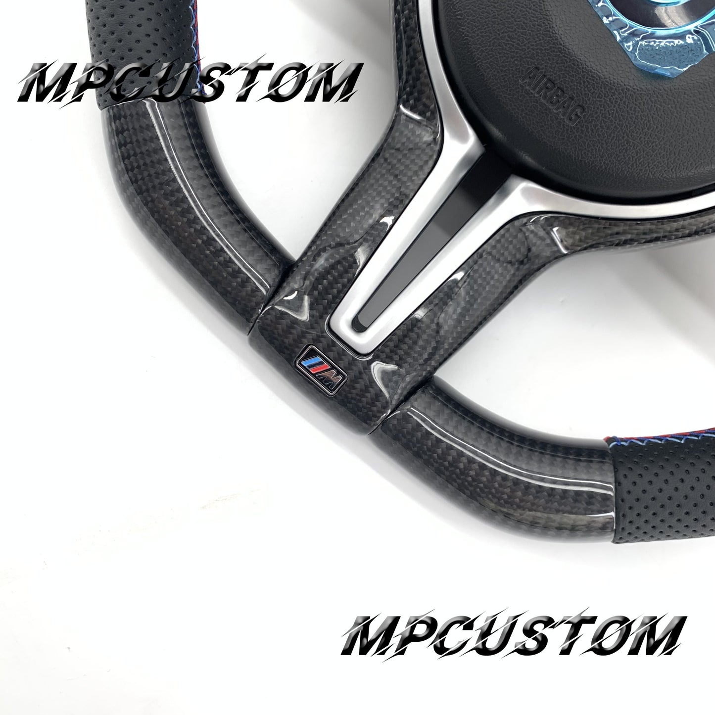 Mpcustom for BMW 2 series F22/F23/F44/F45 carbon fiber steering wheel led and round top