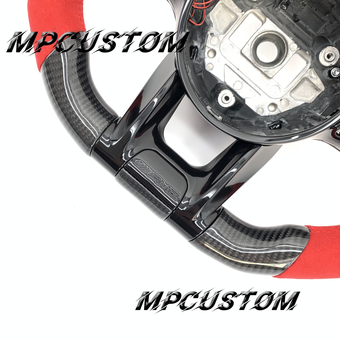 Mpcustom for Mercedes Benz 809AMG carbon fiber steering wheel led