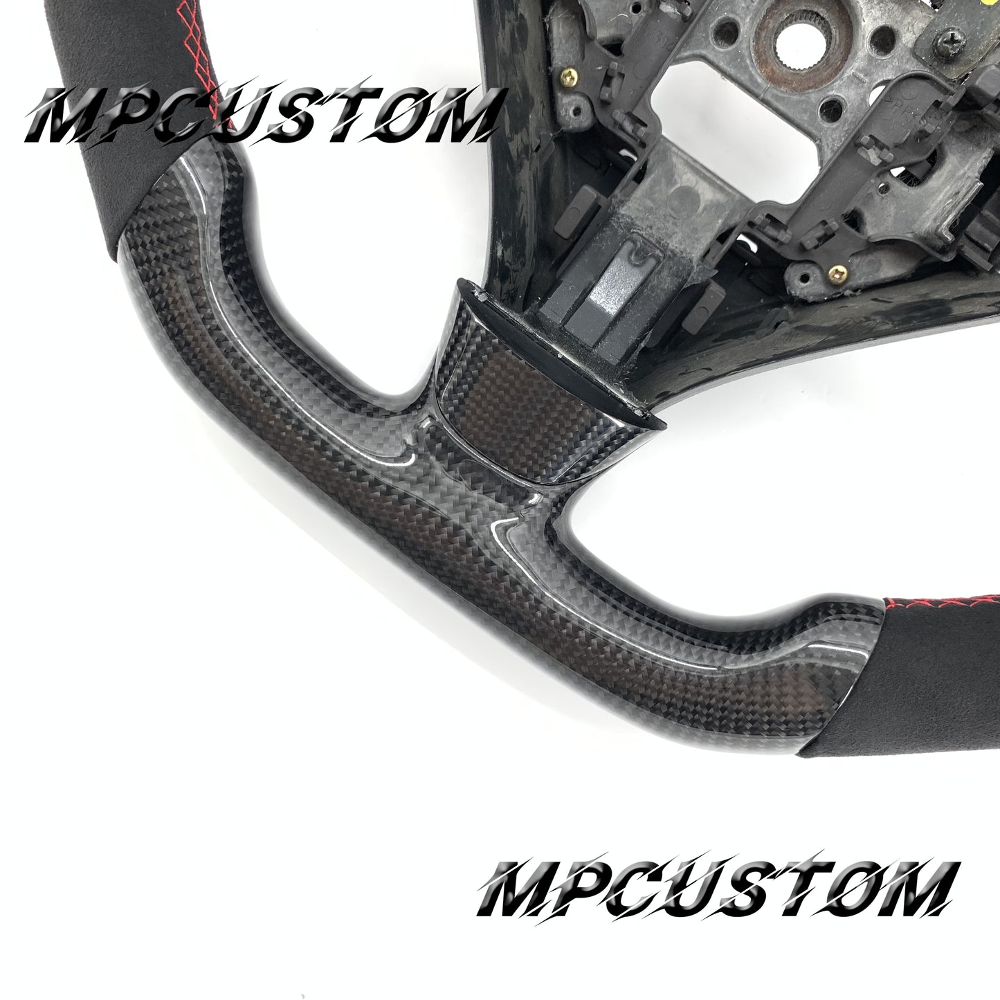 Mpcustom Acura TSX 2004-2008 carbon fiber steering wheel Alcantara
