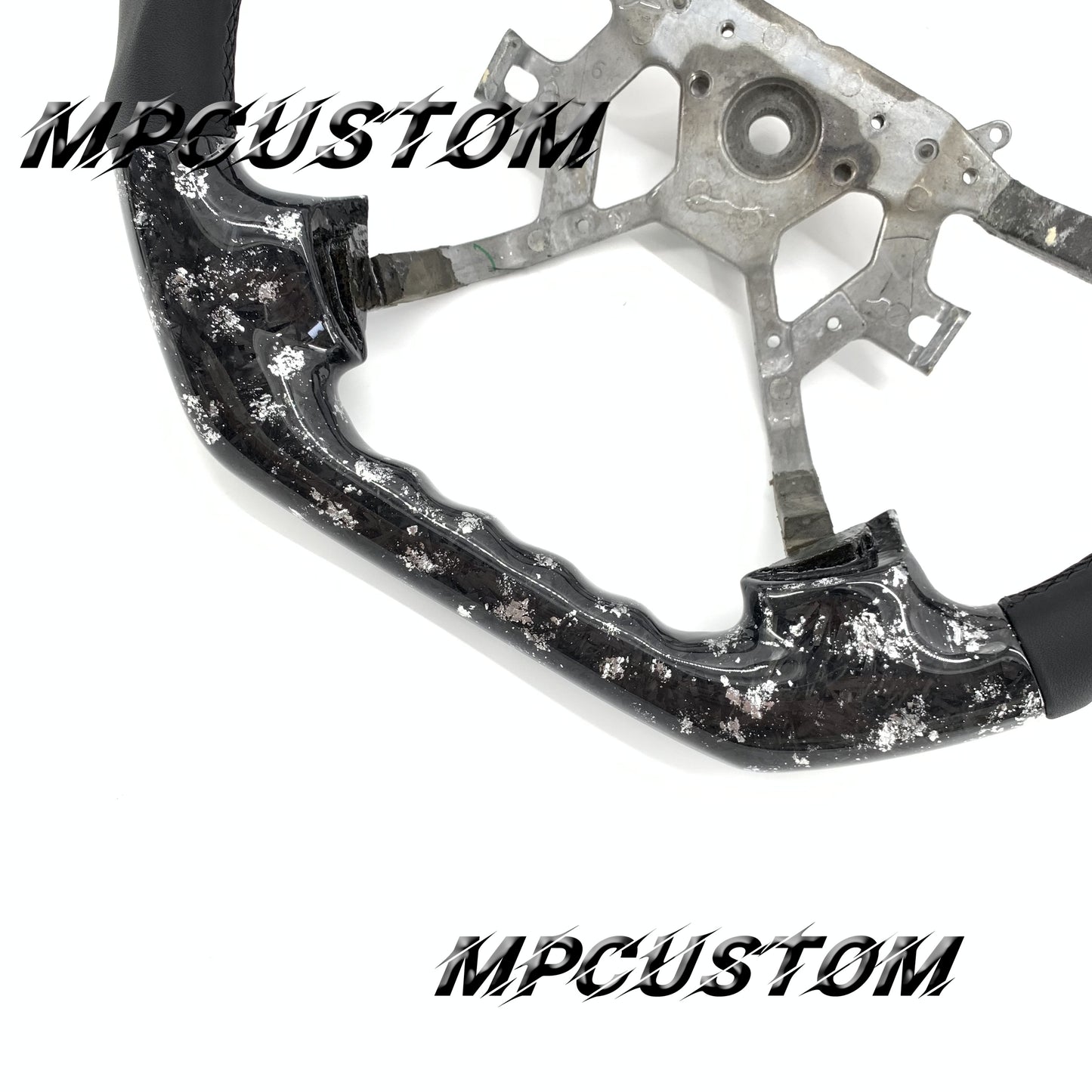 Mpcustom for Nissan Y61 carbon fiber steering wheel gloss and smooth