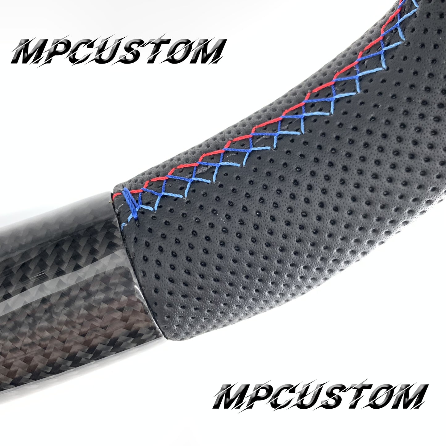 Mpcustom for BMW 4 series F32/F33/F36 carbon fiber steering wheel M stripe line