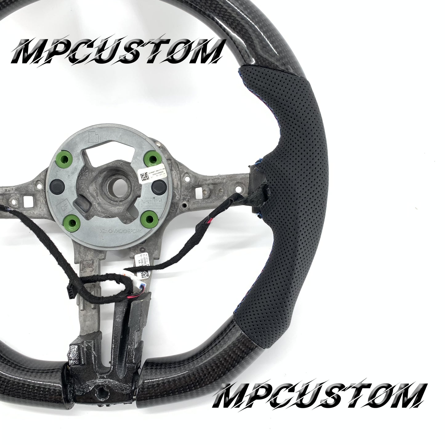 Mpcustom for BMW 5 series F10/F11 carbon fiber steering wheel M stitching