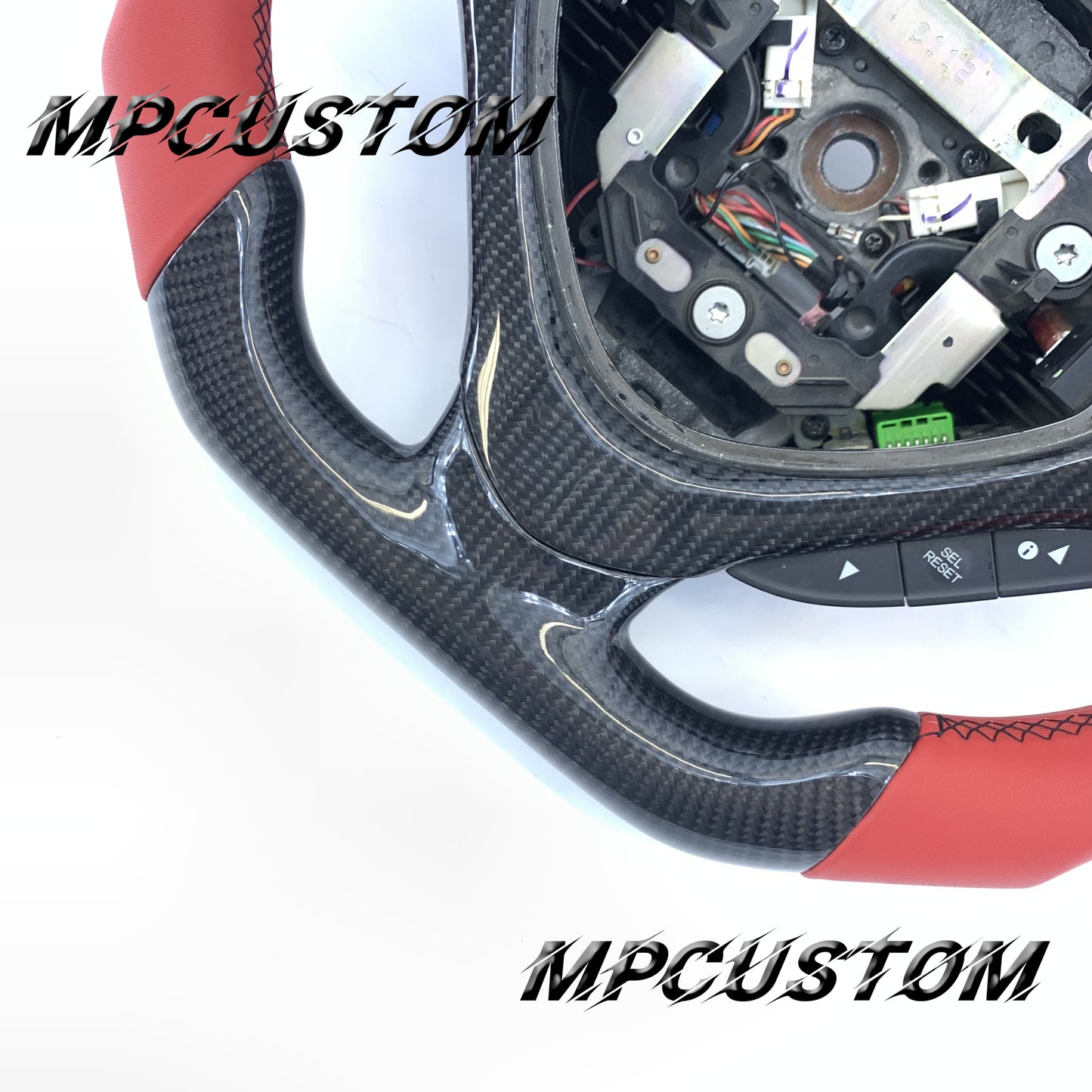 Mpcustom Acura tsx 2009-2014 carbon fiber steering wheel gloss