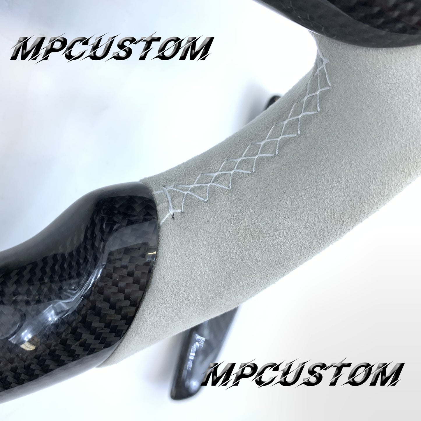 Mpcustom Ford 2021 F150 carbon fiber steering wheel round top