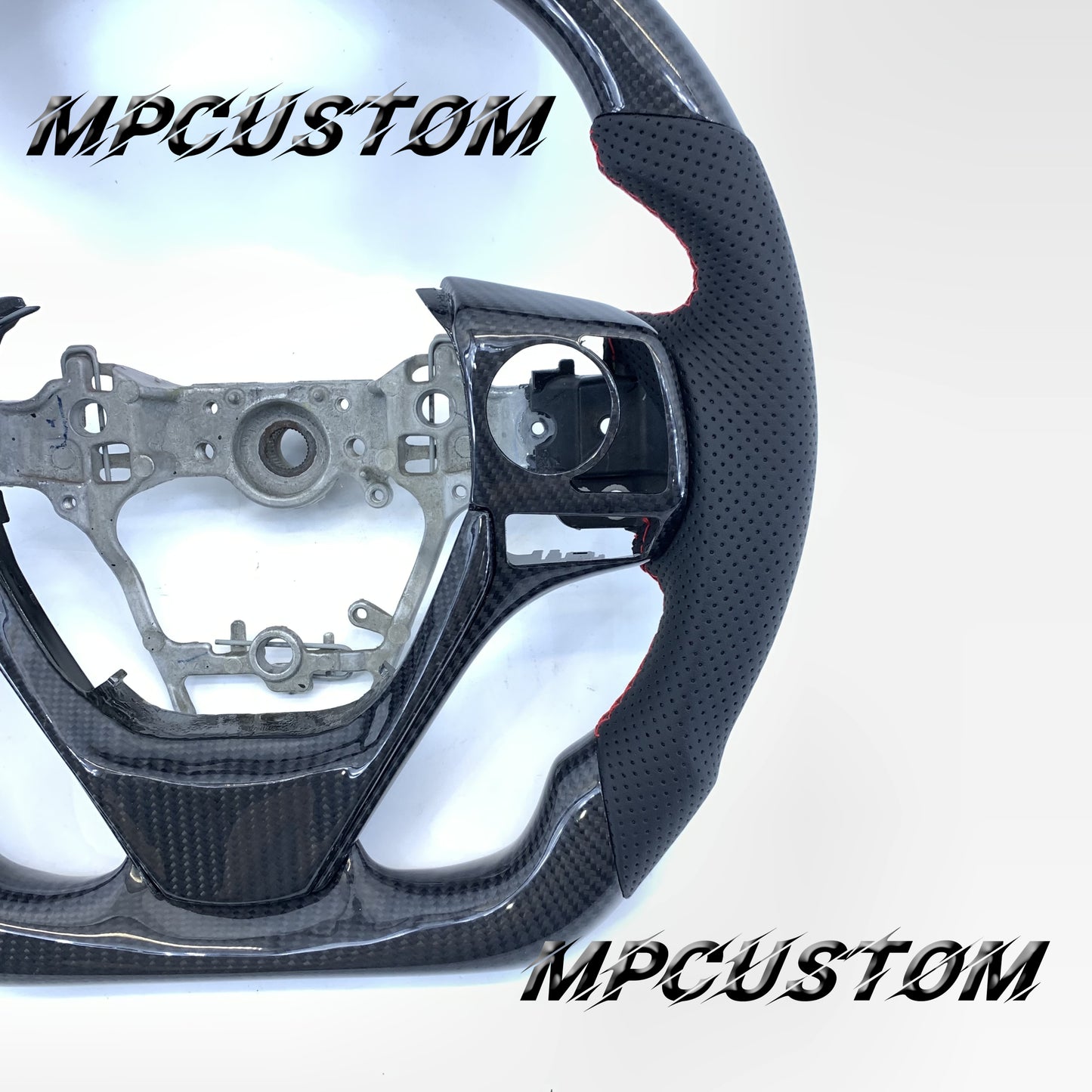 Mpcustom for Toyota Corolla 2014-2019 carbon fiber steering wheel gloss