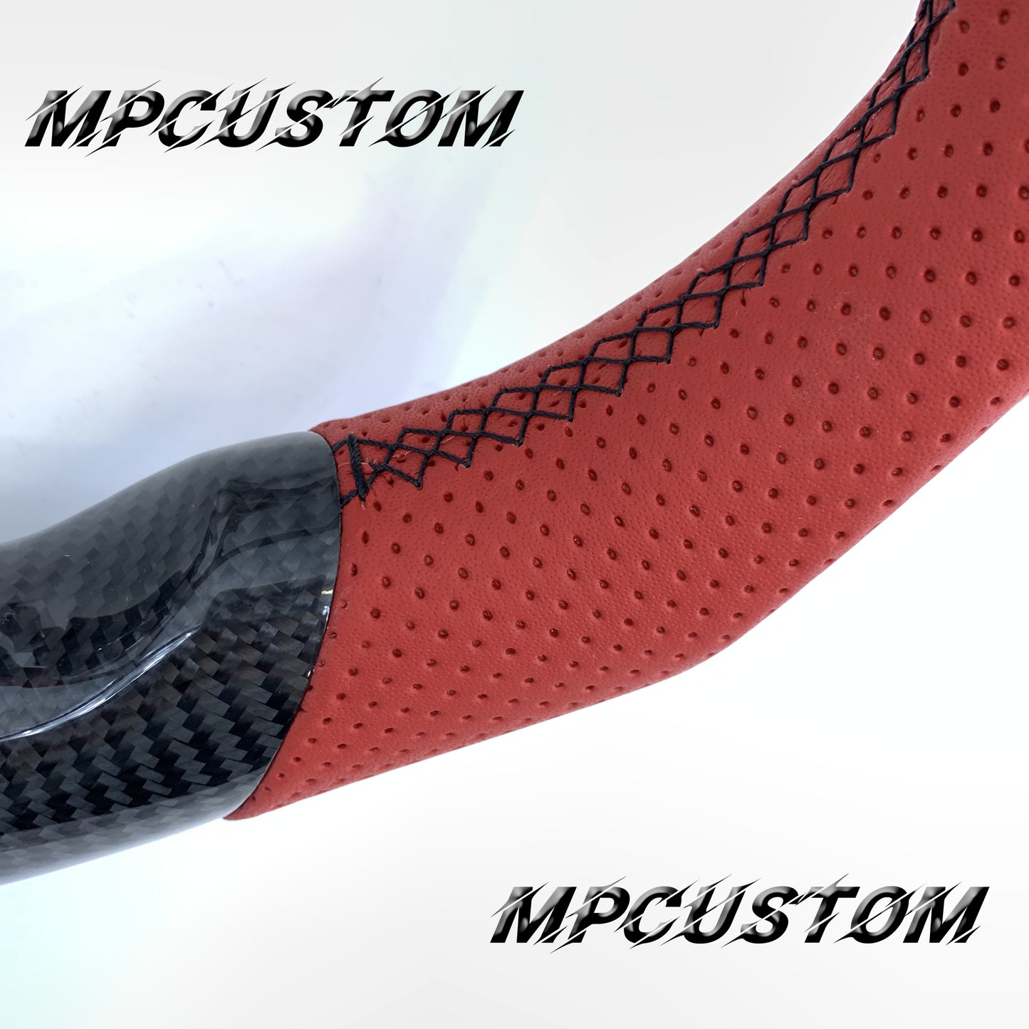 Mpcustom for Infiniti G37 2007-2015 carbon fiber steering wheel round top