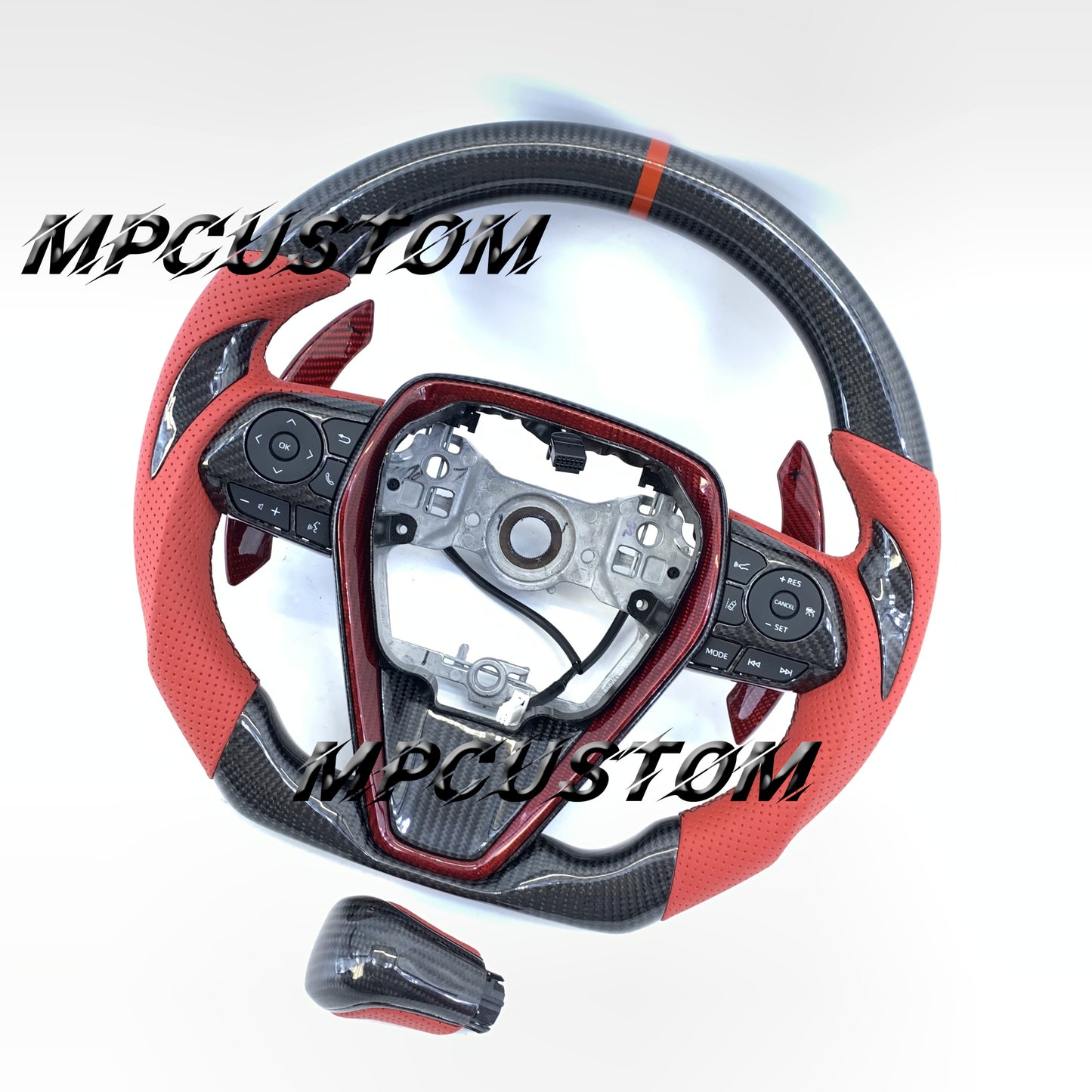 MPcustom For Toyota 8th gen camry 2018-2023 carbon fiber steering wheel