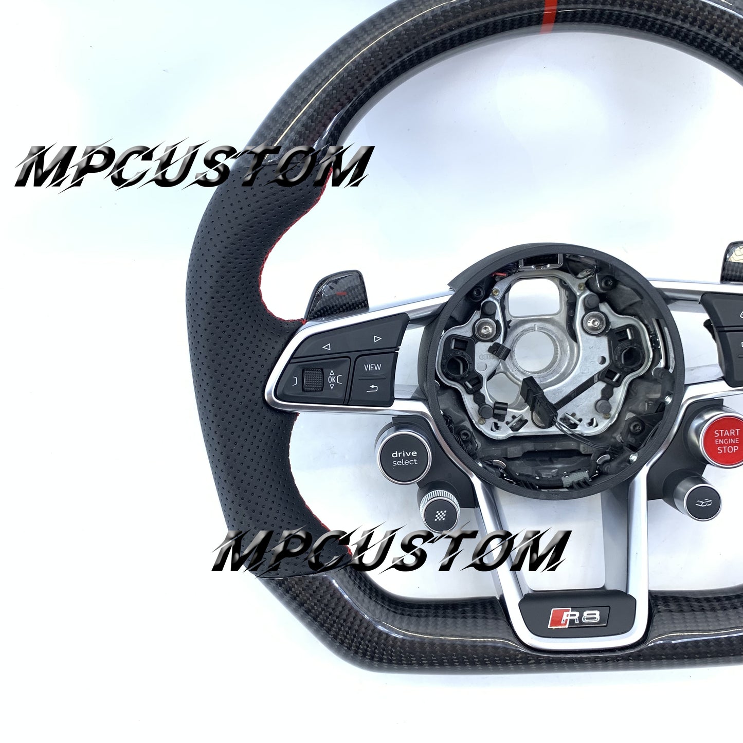 Mpcustom for Audi R8 2016+ carbon fiber steering wheel TT