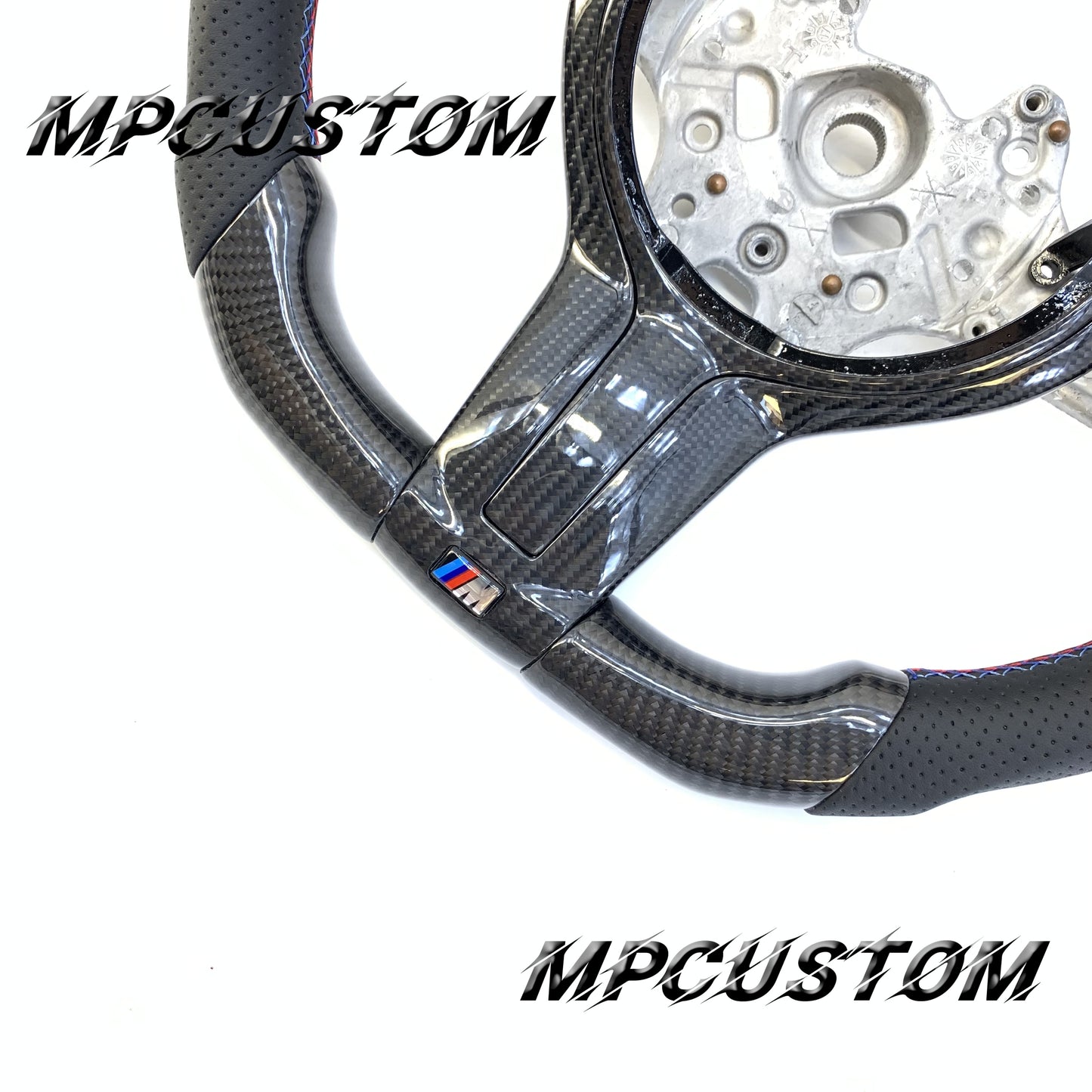 Mpcustom for BMW 5 series F10/F11 carbon fiber steering wheel led
