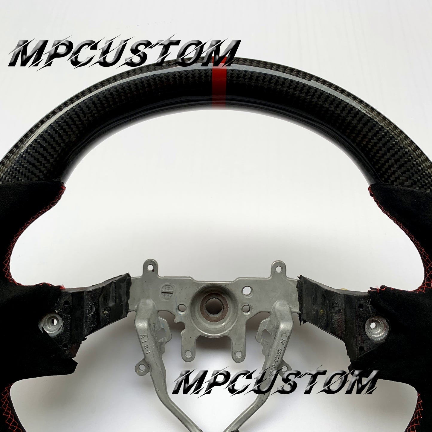 Mpcustom for Subaru wrx sti 2008-2014 carbon fiber steering wheel round top
