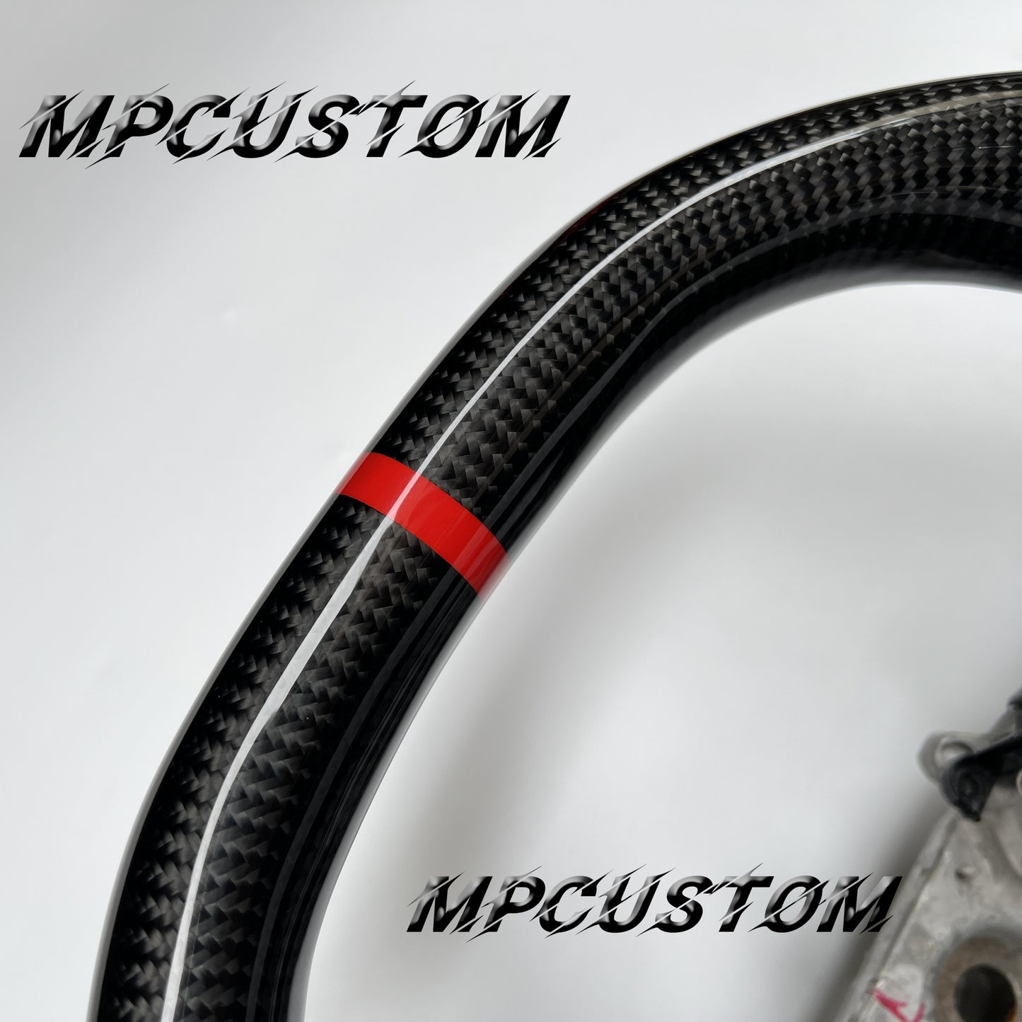 Mpcustom for Nissan GTR R35 2017+ carbon fiber steering wheel flat top