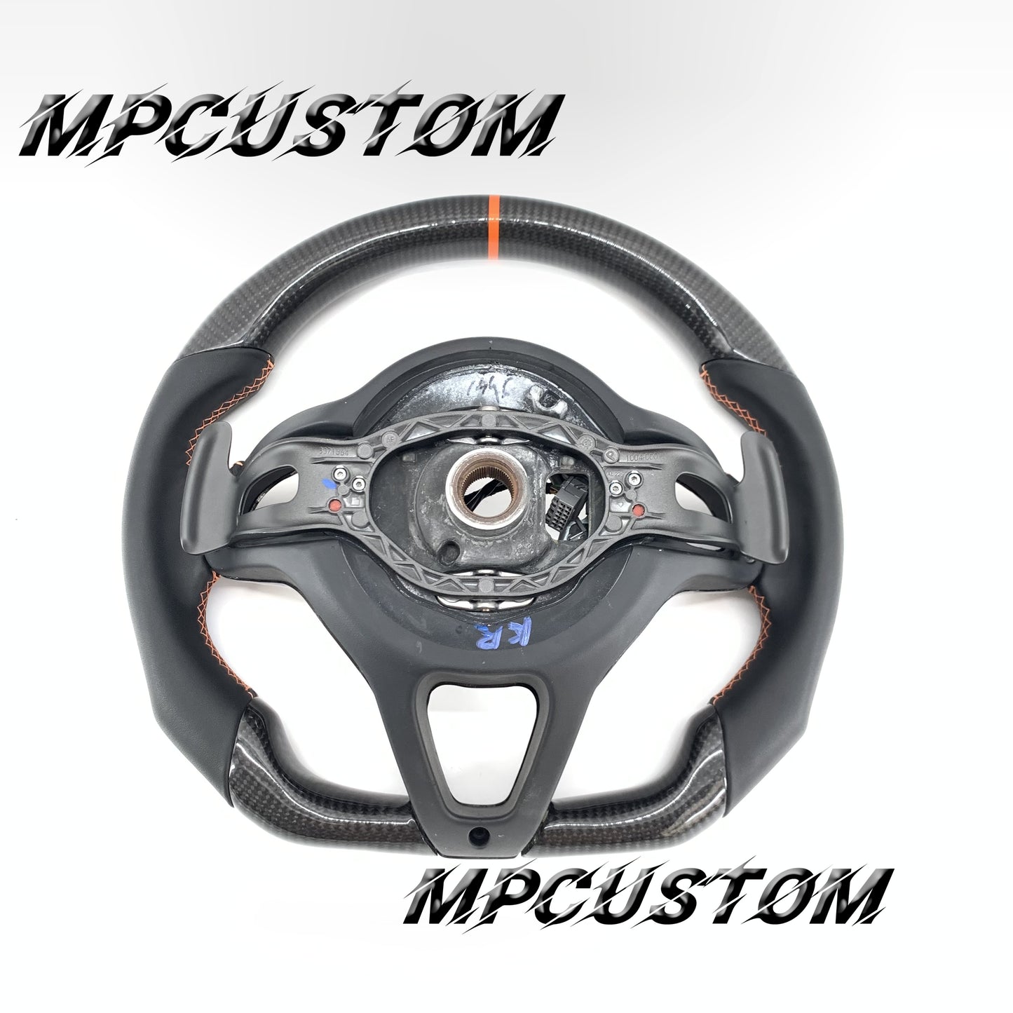 Mpcustom for McLaren 650S 2015-2017 carbon fiber steering wheel round top