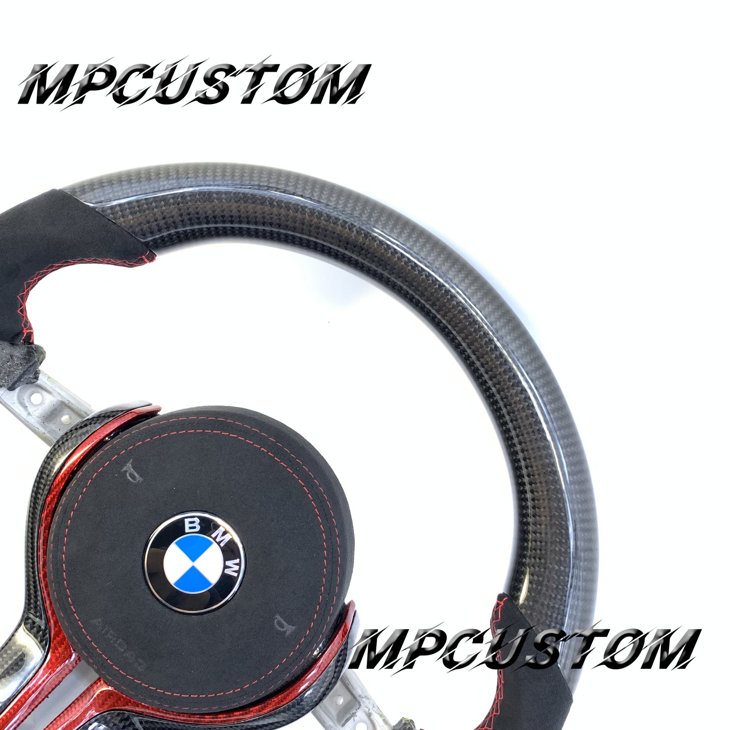 Mpcustom for BMW 1 series F20/F21/F40 carbon fiber steering wheel flat bottom