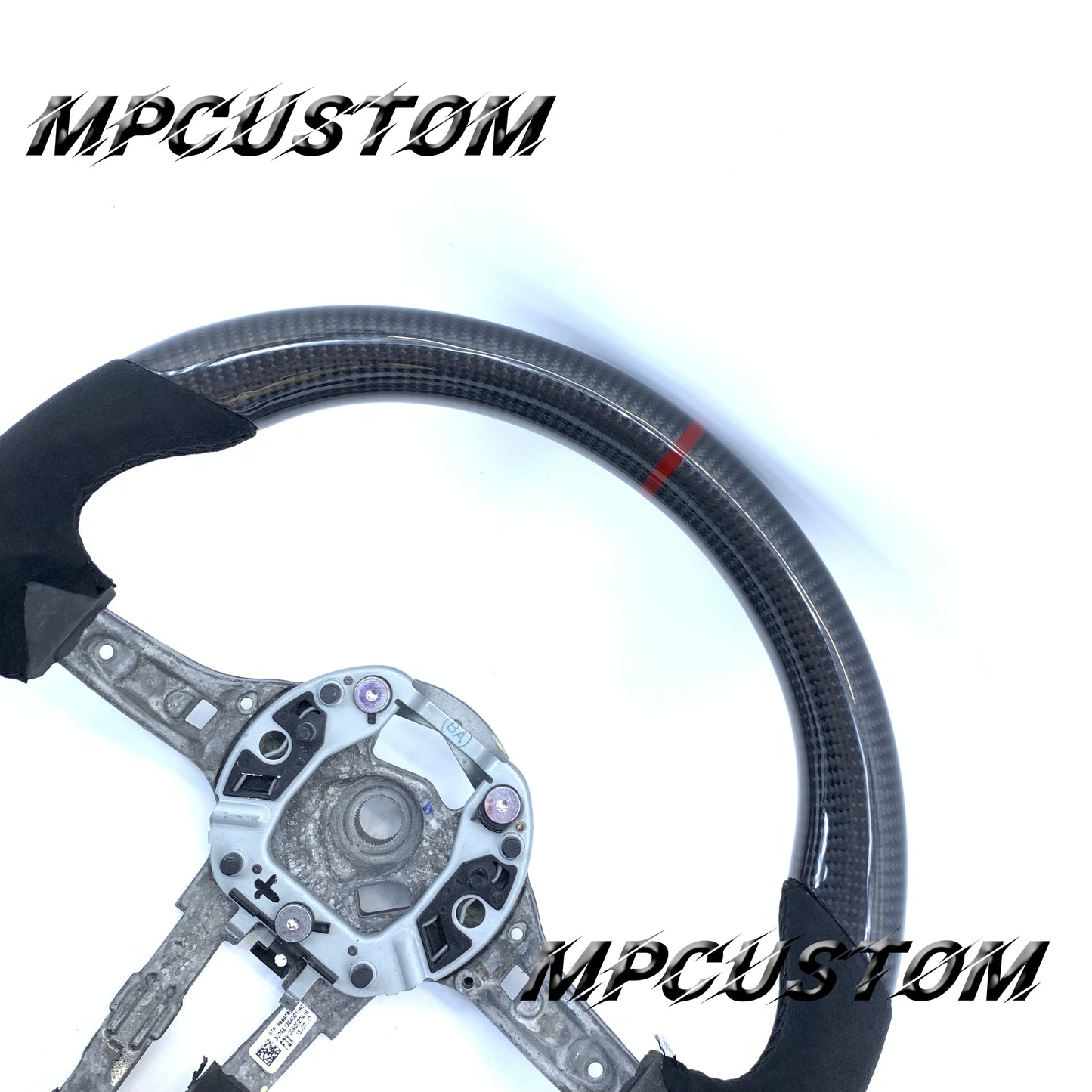 Mpcustom for BMW M3 carbon fiber steering wheel Alcantara