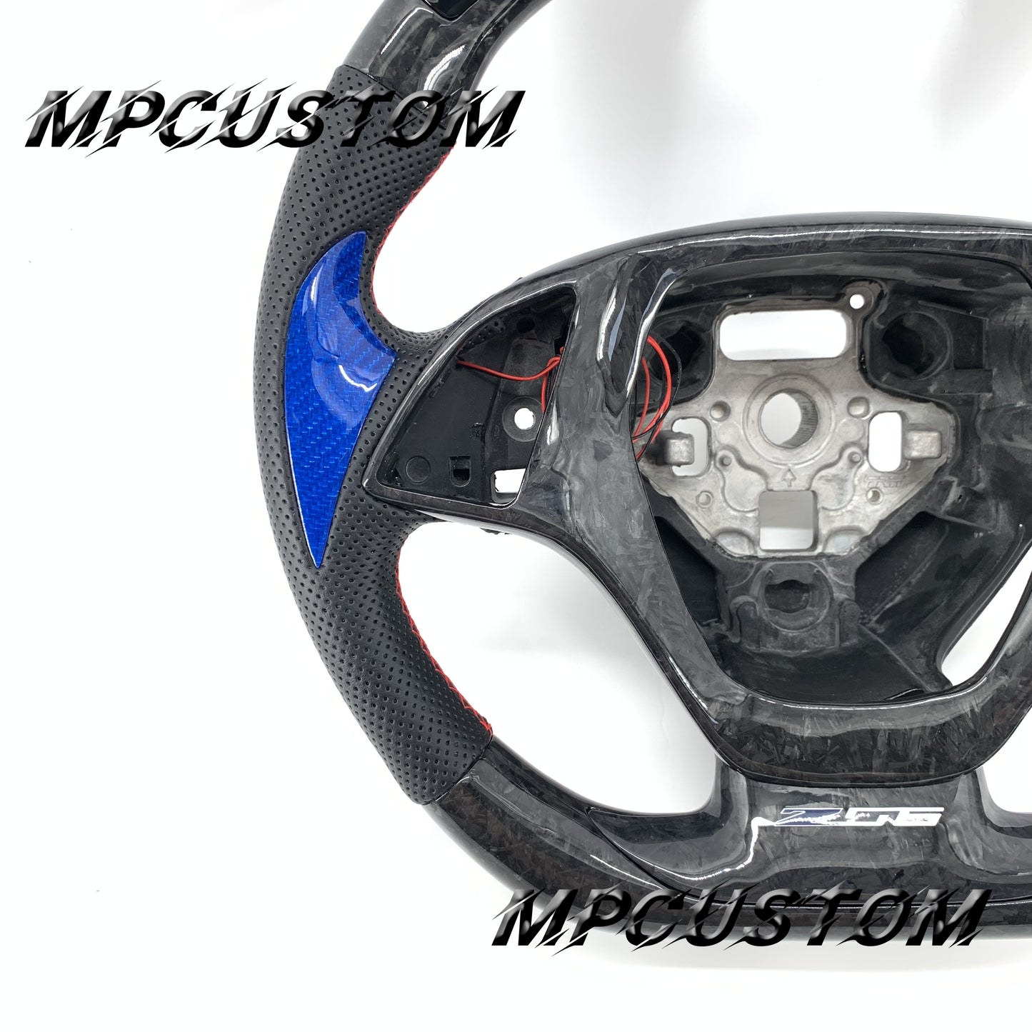 Mpcustom for Chevrolet Corvette C7 2014-2019 carbon fiber steering wheel led