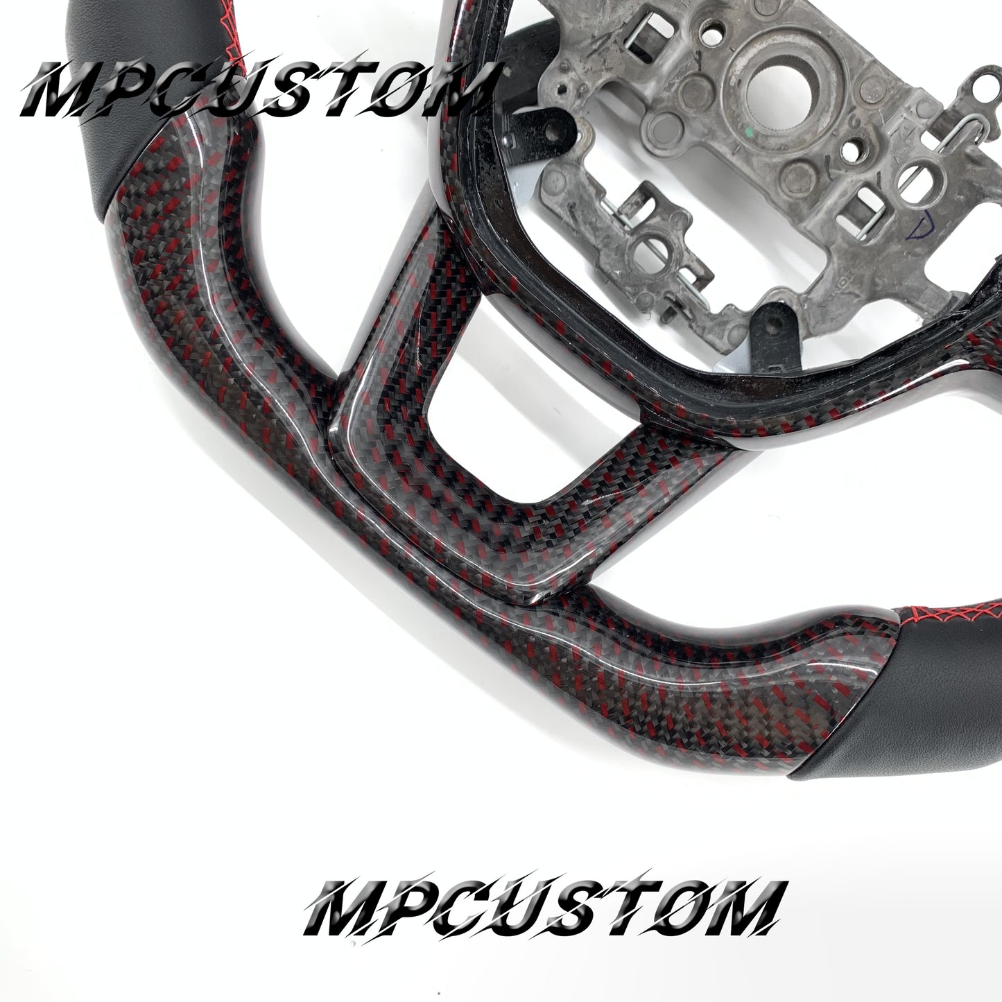 Mpcustom for Honda 11th gen Civic carbon fiber steering wheel smooth