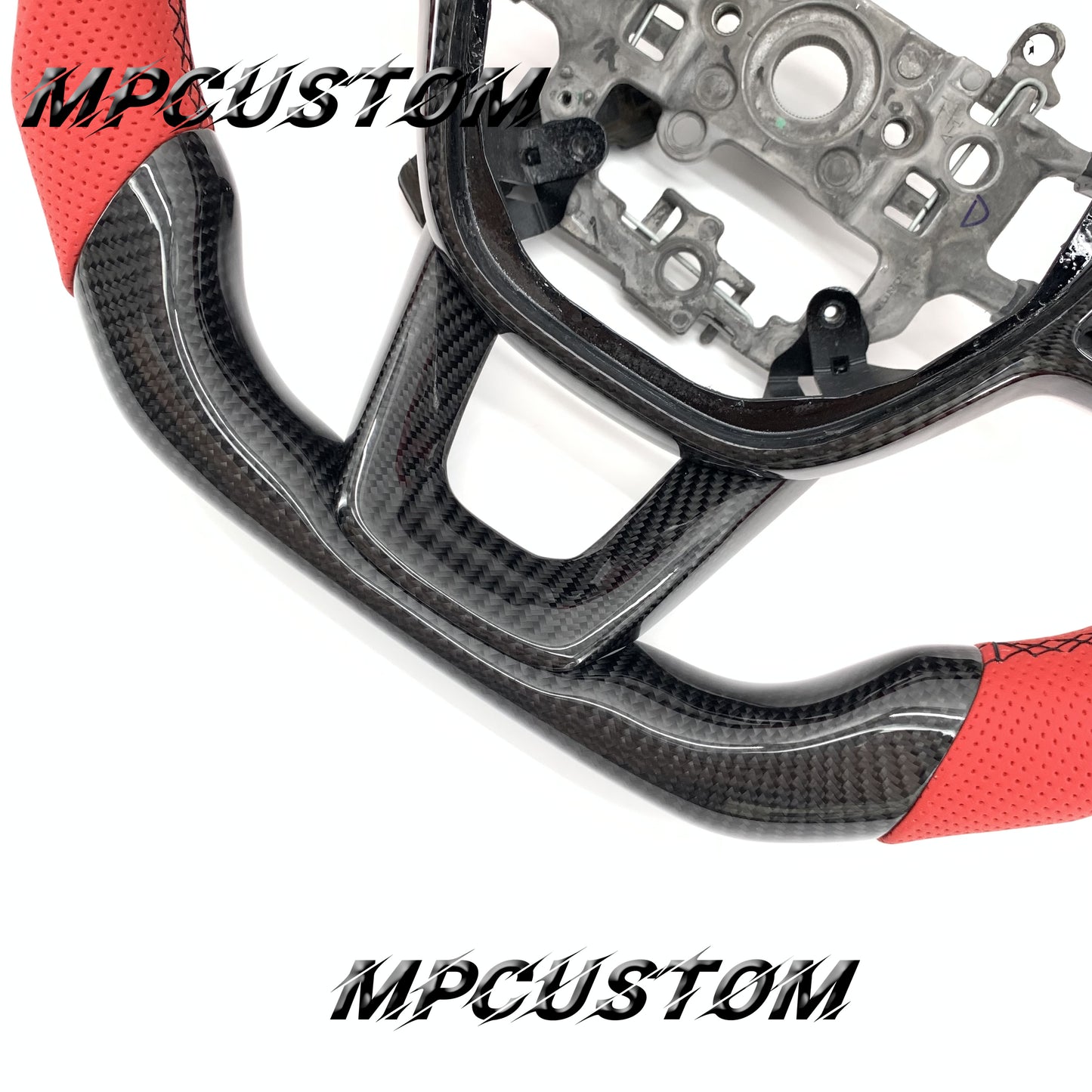 Mpcustom for Honda 11th gen Civic carbon fiber steering wheel gloss