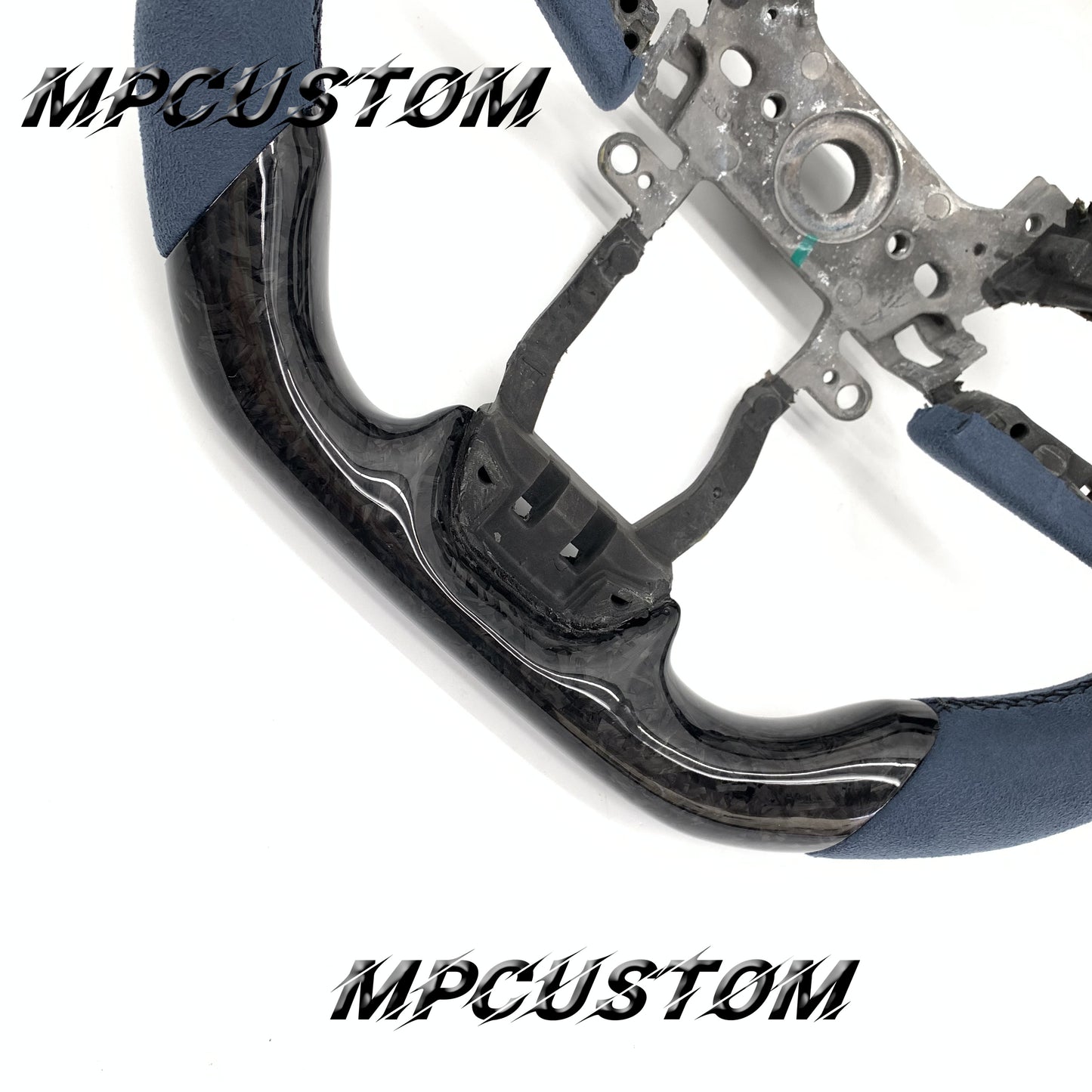 Mpcustom for Honda 10th Gen Civic carbon fiber steering wheel flat top