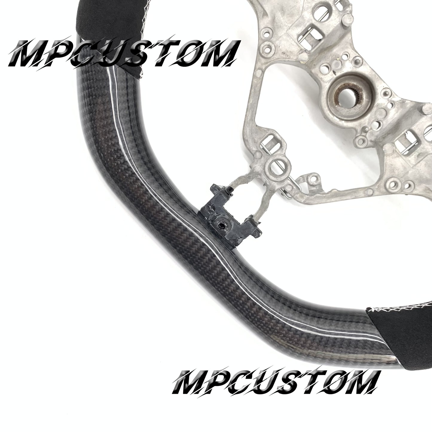 Mpcustom for Toyota 86 BRZ FRS 2017-2019 carbon fiber steering wheel led and smooth