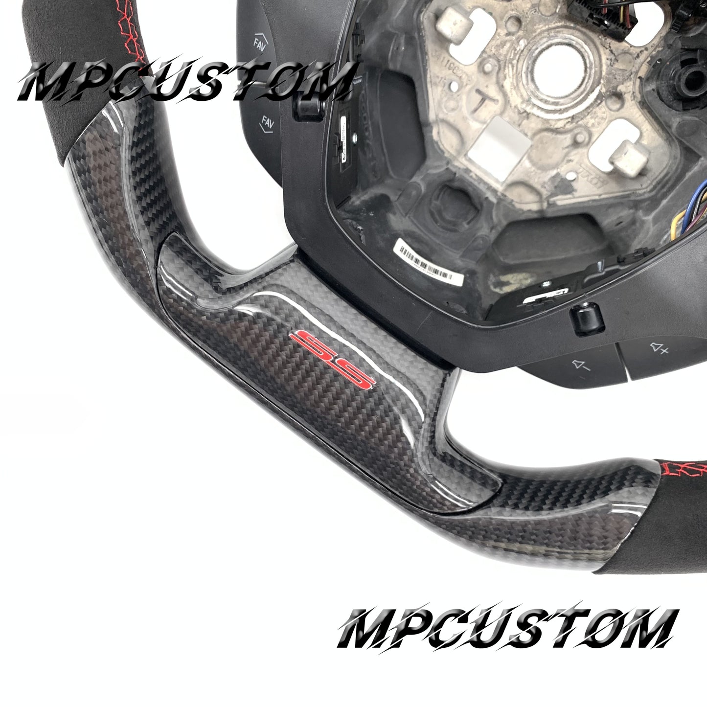 Mpcustom for Chevrolet Camaro 2016-2021 carbon fiber steering wheel gloss
