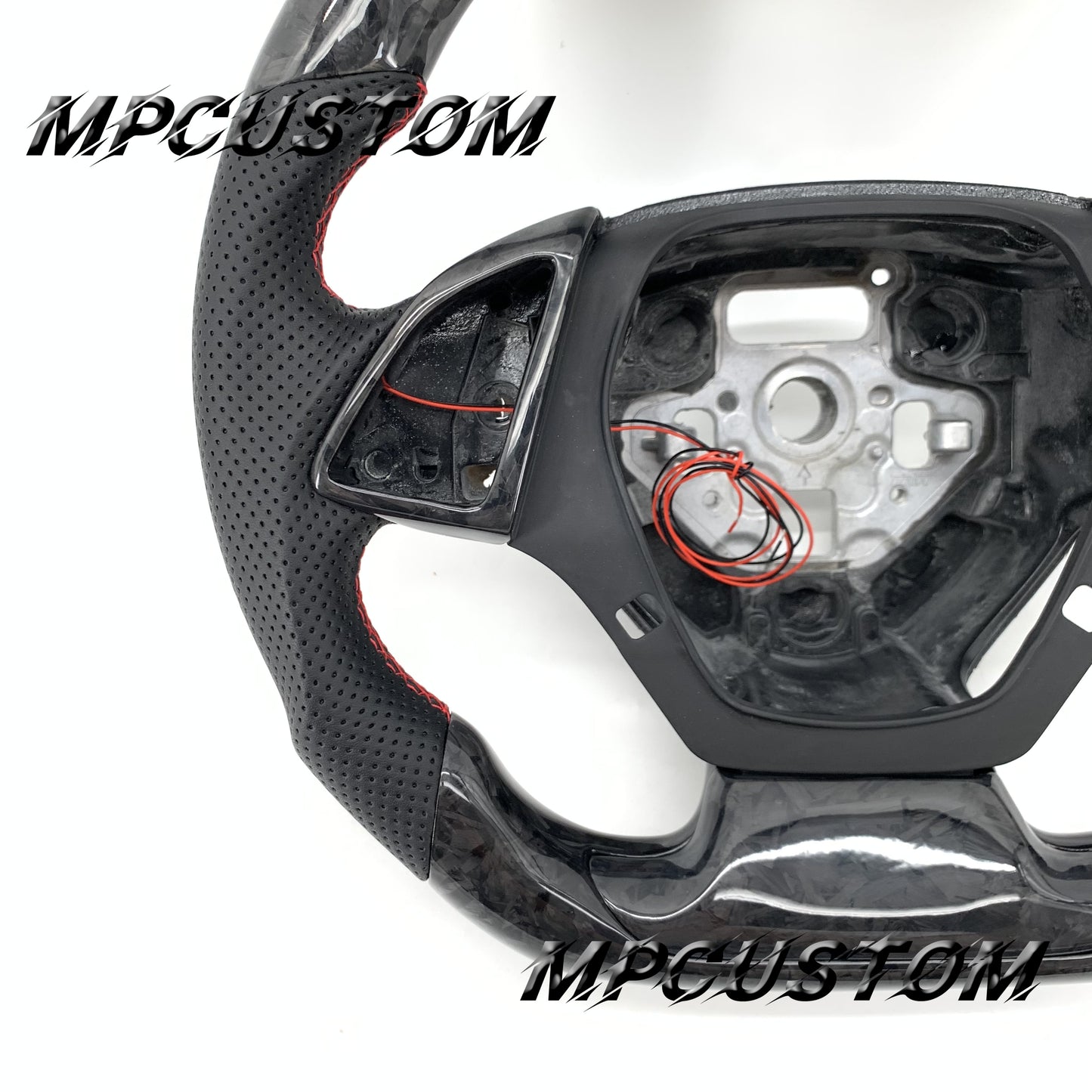 Mpcustom for Chevrolet Camaro 2016-2021 carbon fiber steering wheel round top