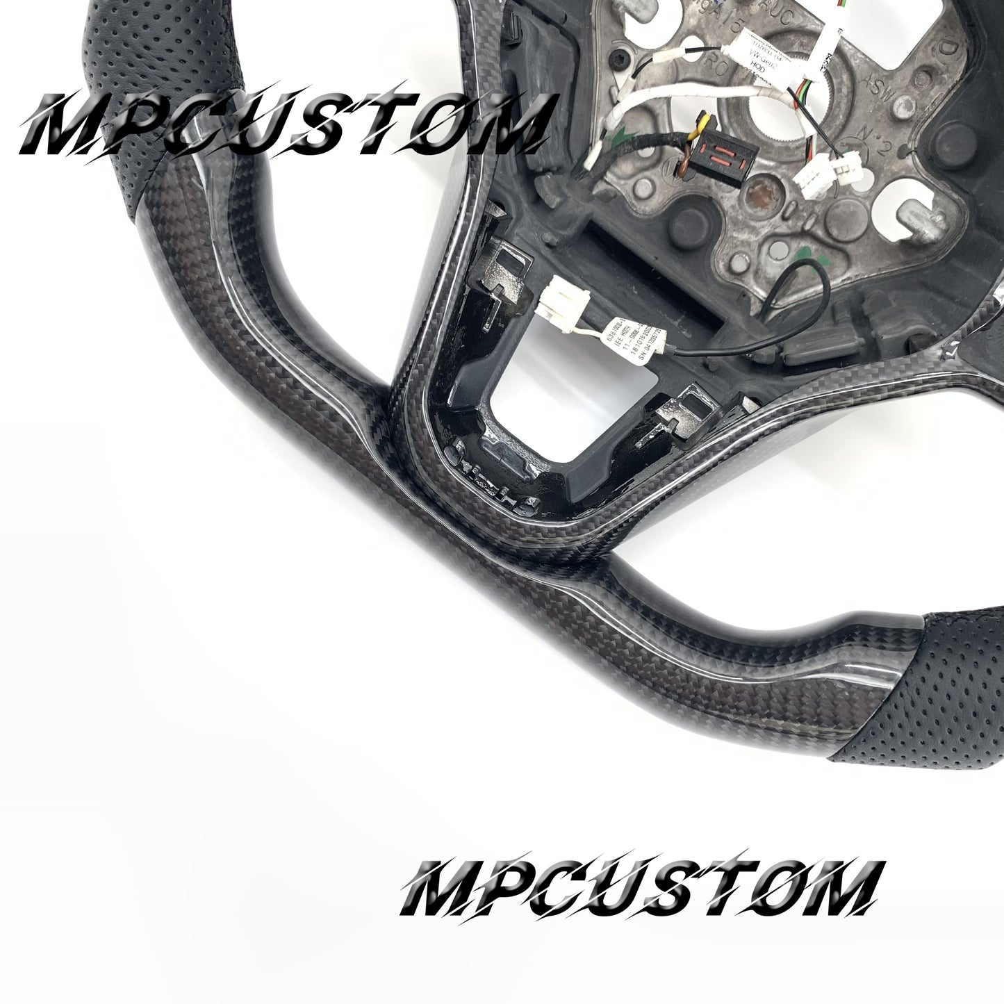 Mpcustom for Volkswagen MK8 carbon fiber steering wheel flat bottom