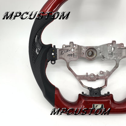 Mpcustom for Lexus GS350 2016-2018 carbon fiber steering wheel red stitching