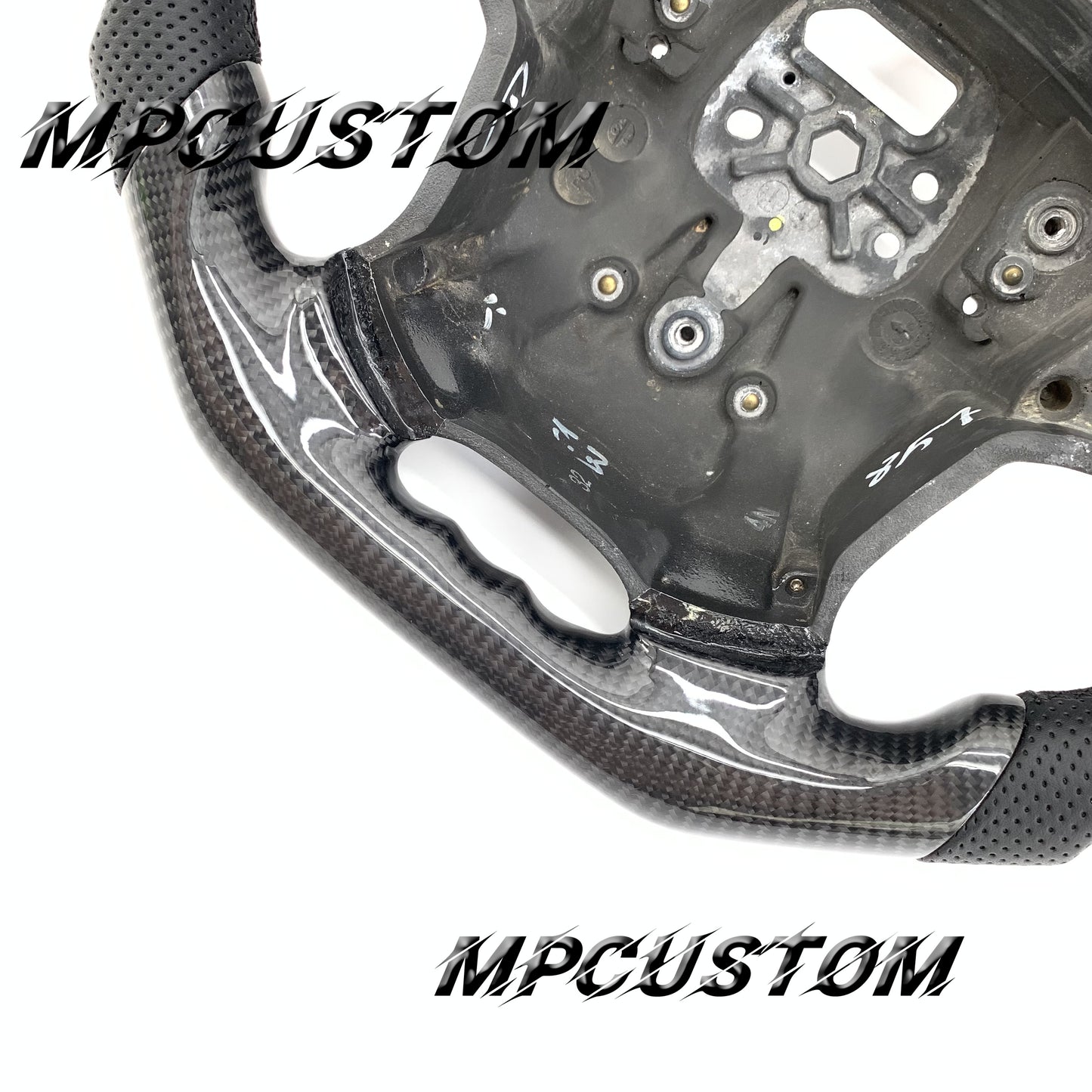 Mpcustom for Volvo S80 2007-2008 carbon fiber steering wheel gloss