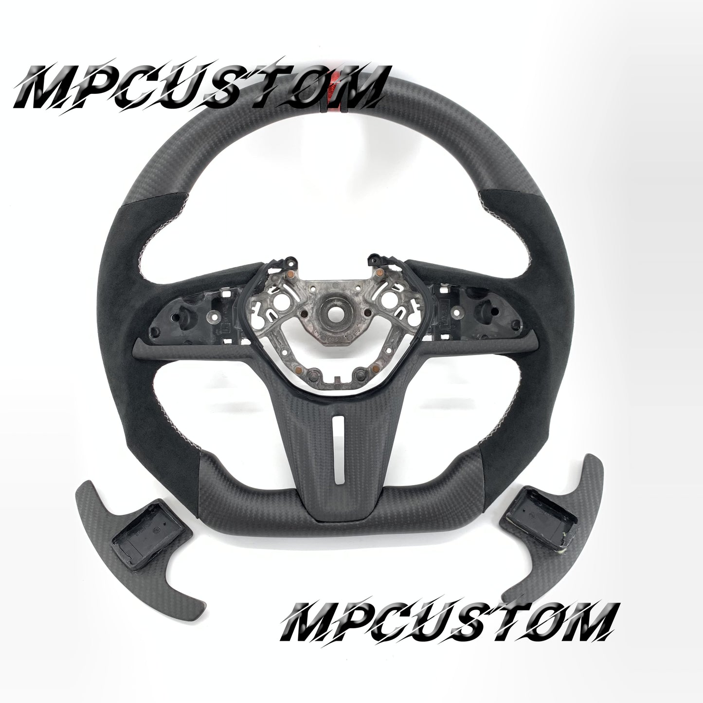 Mpcustom for Nissan GTR R35 2017+ carbon fiber steering wheel matte
