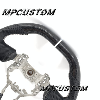 Mpcustom for Toyota 86 BRZ FRS 2013-2016 carbon fiber steering wheel gloss and flat top