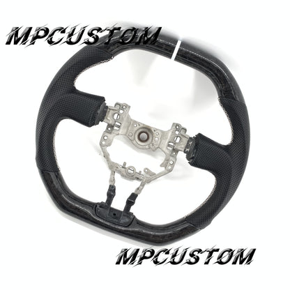 Mpcustom for Toyota 86 BRZ FRS 2013-2016 carbon fiber steering wheel gloss and flat top