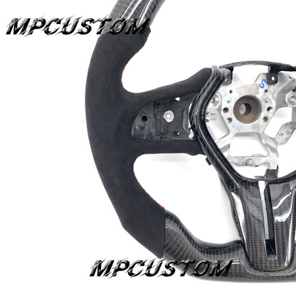 Mpcustom for Infiniti Q60 2016-2018 carbon fiber steering wheel round top