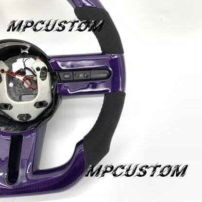 Mpcustom for Ford Mustang 2005-2008 carbon fiber steering wheel gloss