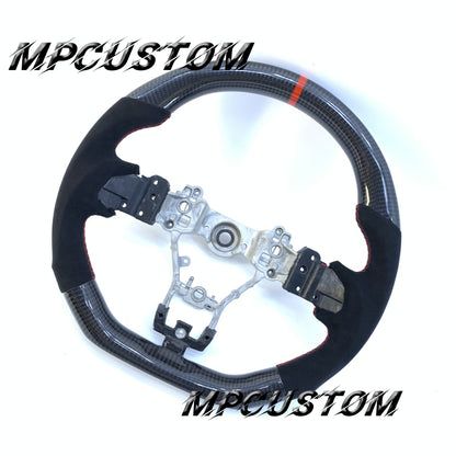 Mpcustom for Subaru 2015-2021 carbon fiber steering wheel flat bottom