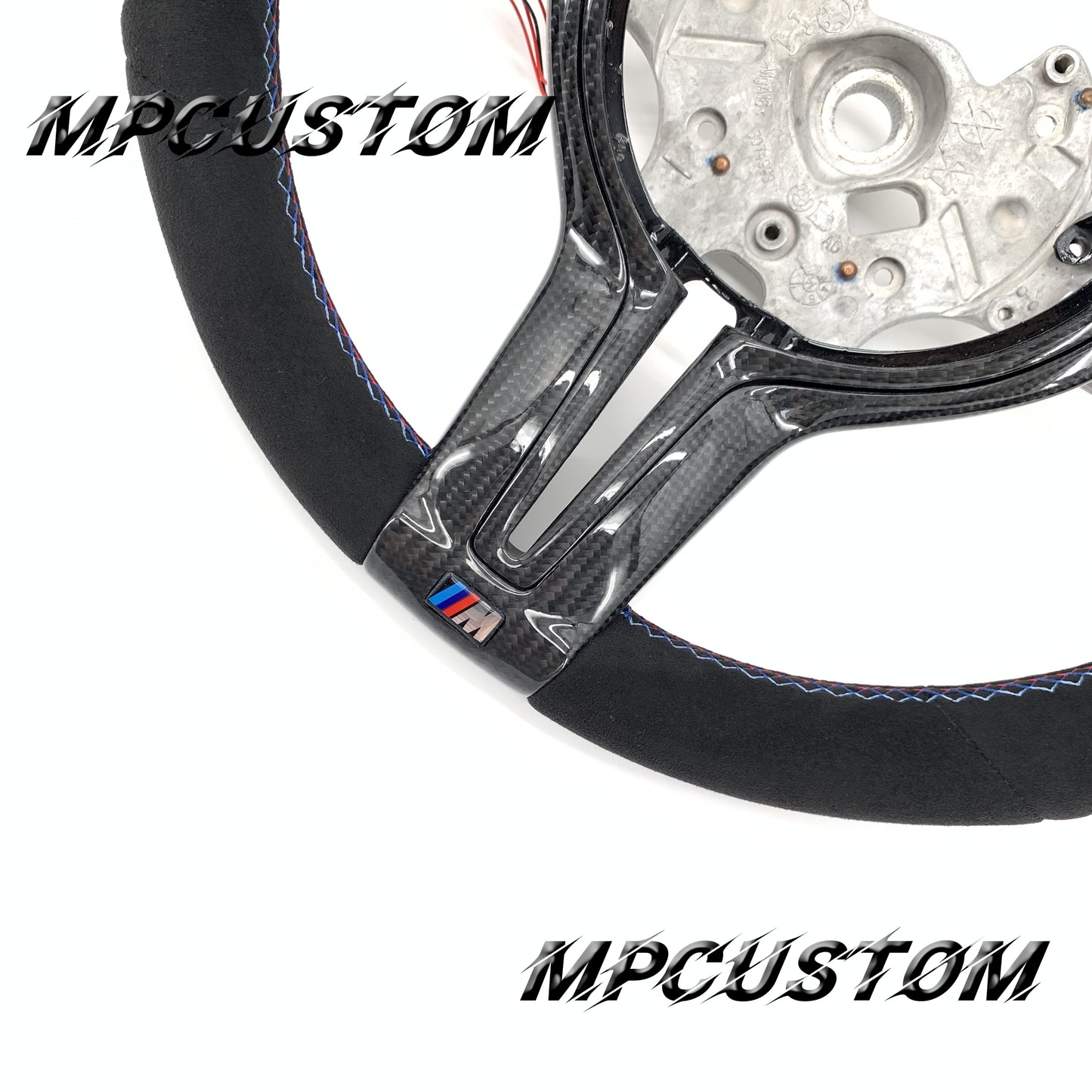 Mpcustom for BMW M2 F87/M3 F80/M4 F82/F83/M5F10/F90 carbon fiber steering wheel Alcantara