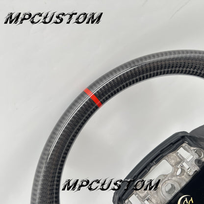 Mpcustom for Land Rover Range Rover carbon fiber steering wheel gloss and flat bottom