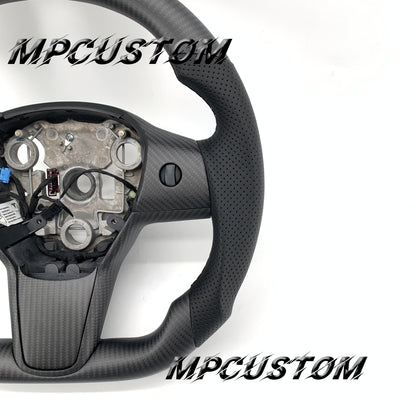Mpcustom for Tesla model 3 Y 2022 carbon fiber steering wheel