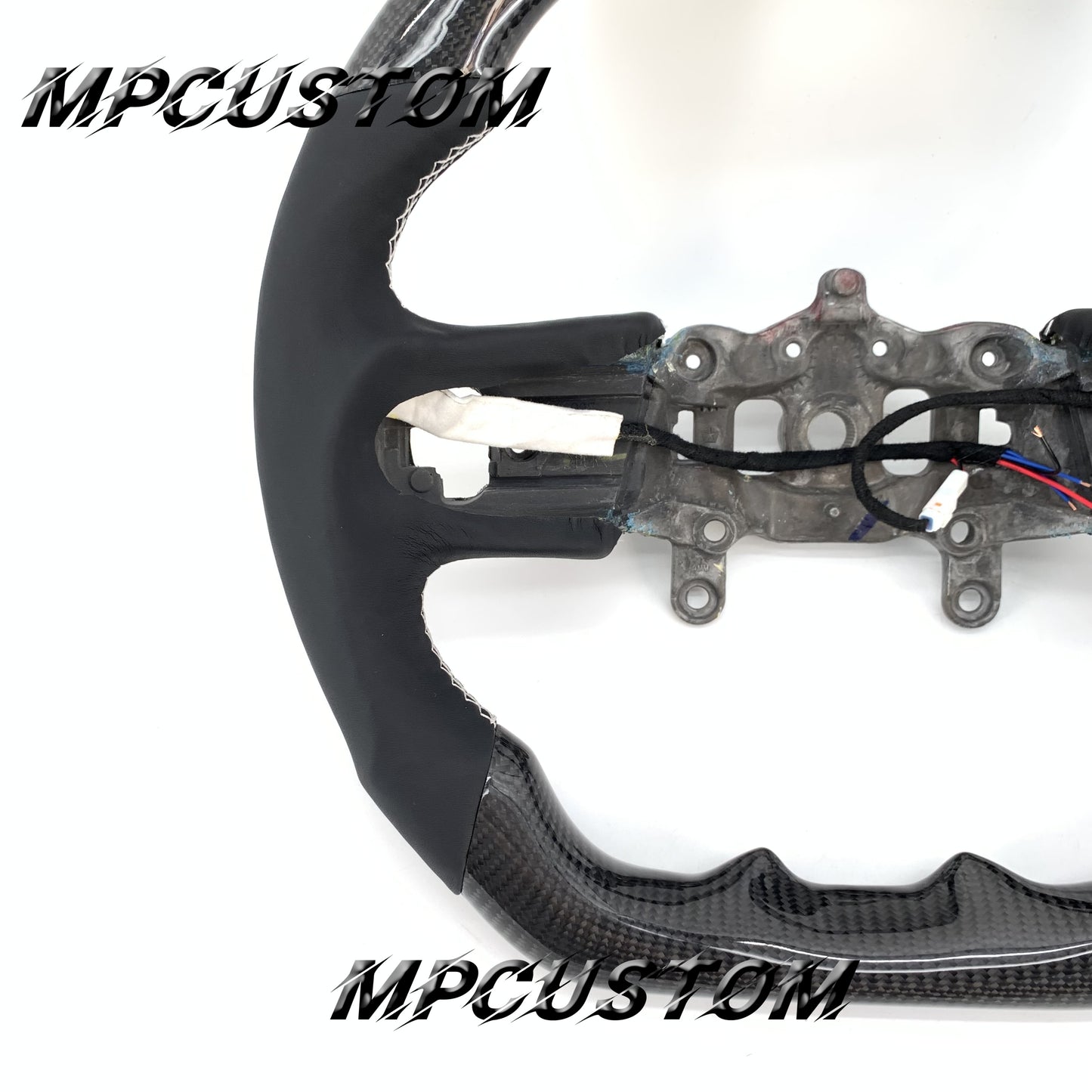 Mpcustom for Jeep Wrangler JL 2018+ carbon fiber steering wheel gloss