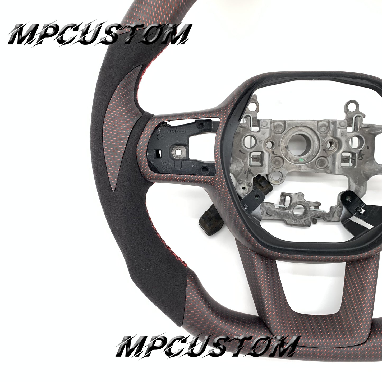 Mpcustom for Honda 11th gen Civic carbon fiber steering wheel round top