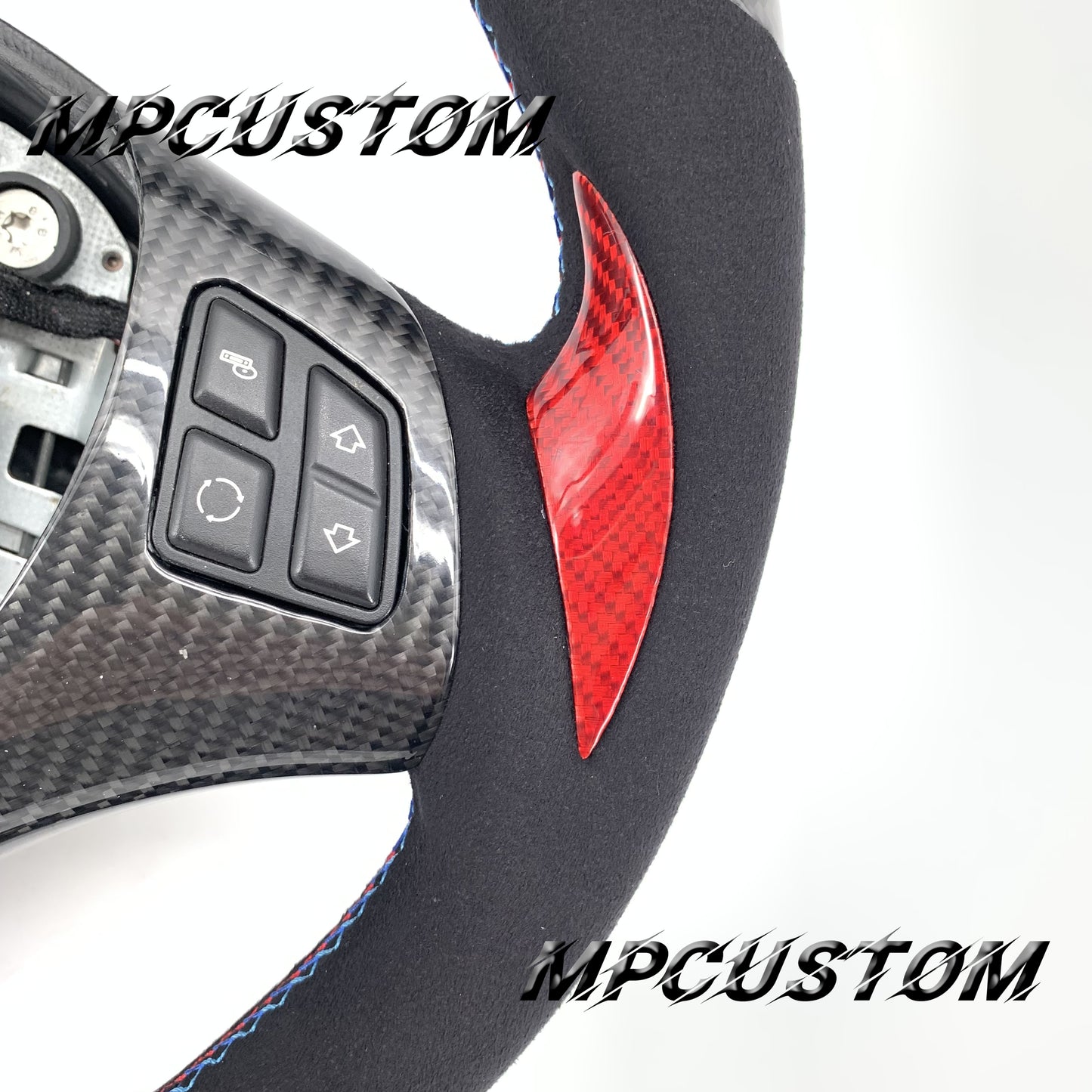 Mpcustom for BMW e90 carbon fiber steering wheel round top
