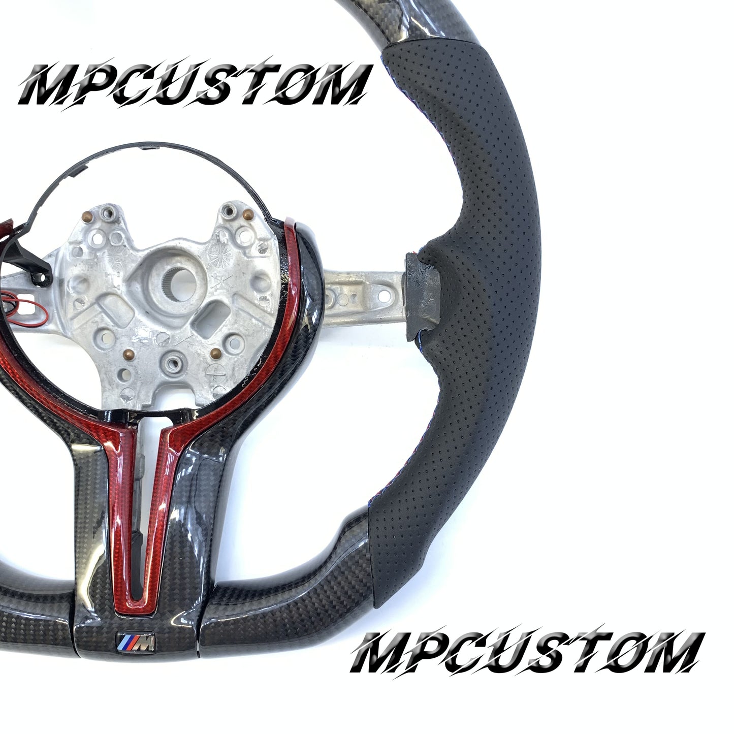 Mpcustom for BMW 2 series F22/F23/F44/F45 carbon fiber steering wheel round top