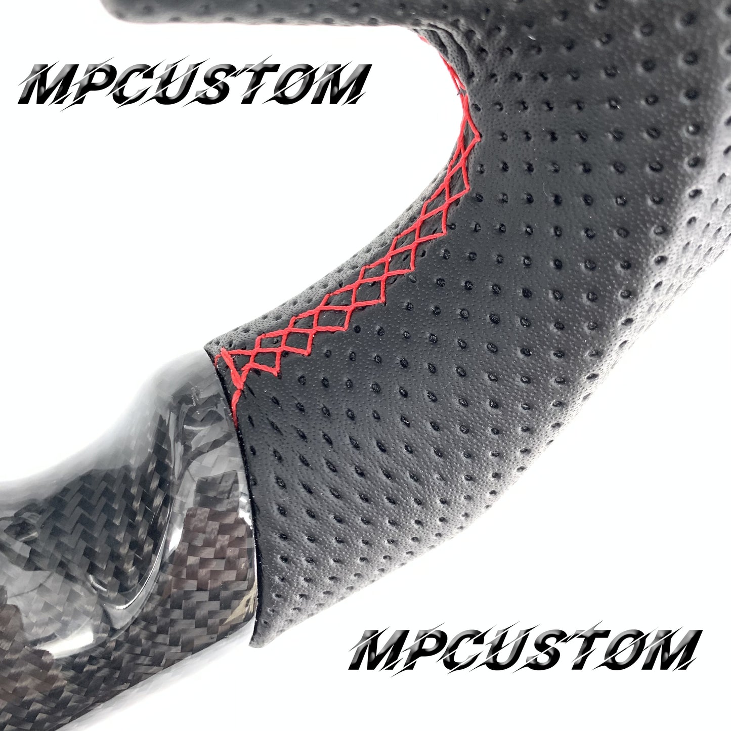 Mpcustom for Acura TL 2004-2006 carbon fiber steering wheel flat bottom