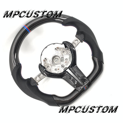 Mpcustom for BMW 4 series F32/F33/F36 carbon fiber steering wheel perforated leather