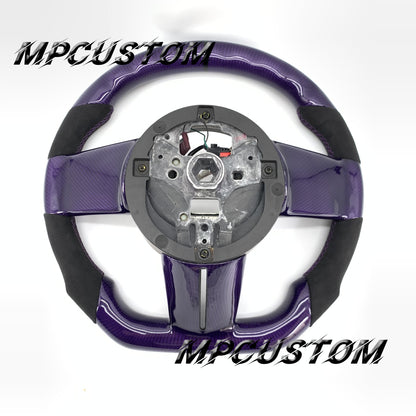 Mpcustom for Ford Mustang 2005-2008 carbon fiber steering wheel round top